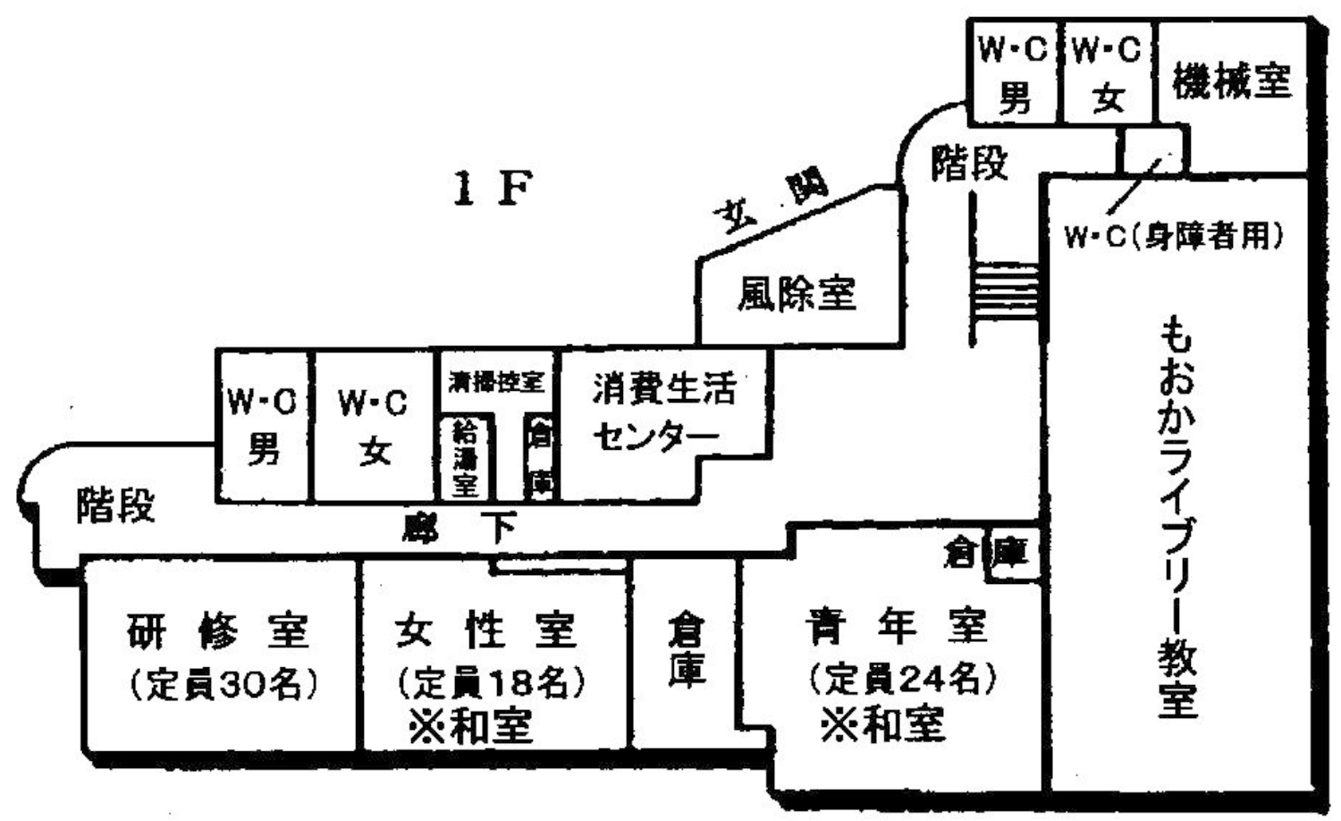 フロアマップ1F