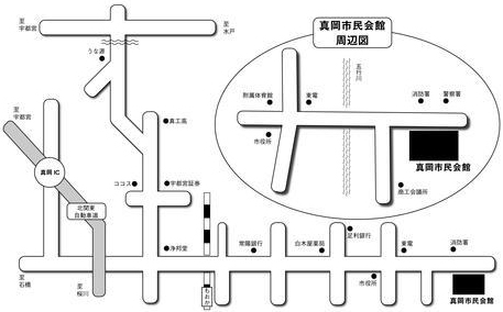 周辺交通案内マップ